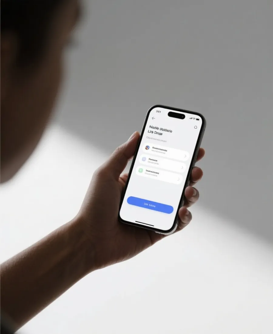 移动端通知与实时更新示意图